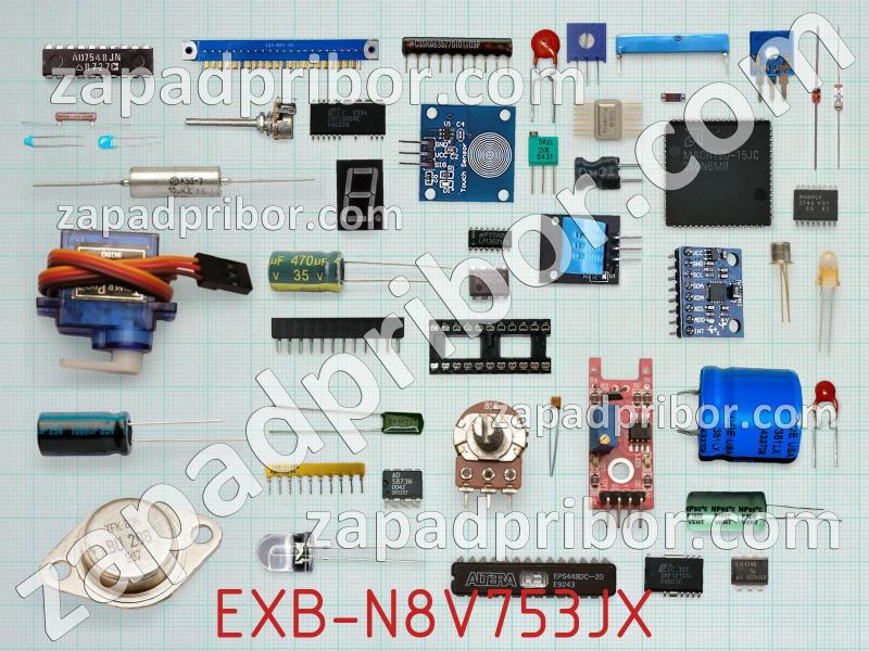Резисторная сборка  EXB-N8V753JX фотография.