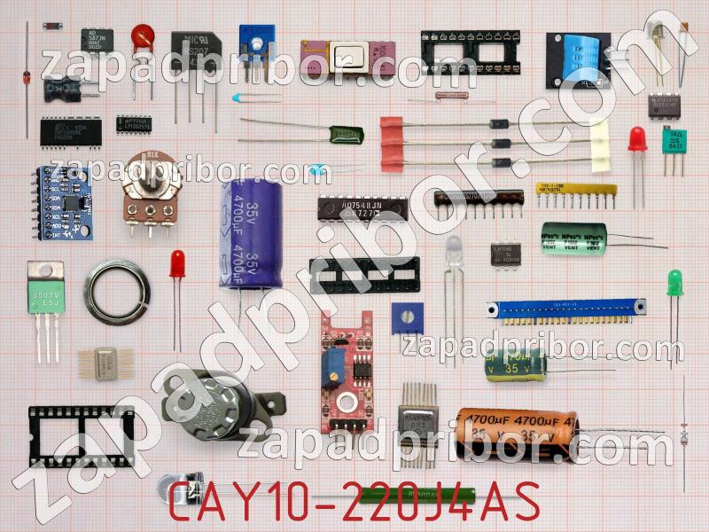 Резисторная сборка  CAY10-220J4AS фотография.