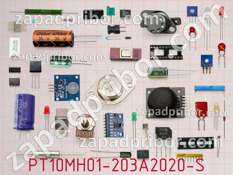 Резистор подстроечный PT10MH01-203A2020-S фотография.