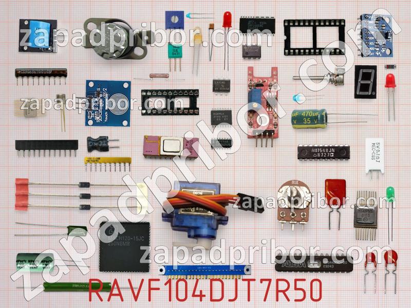 Резисторная сборка  RAVF104DJT7R50 фотография.
