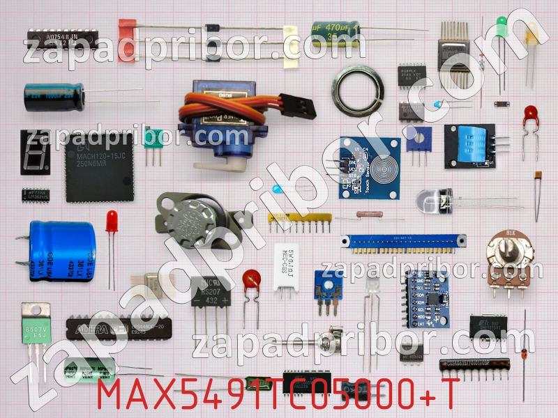 Резисторная сборка  MAX5491TC05000+T фотография.