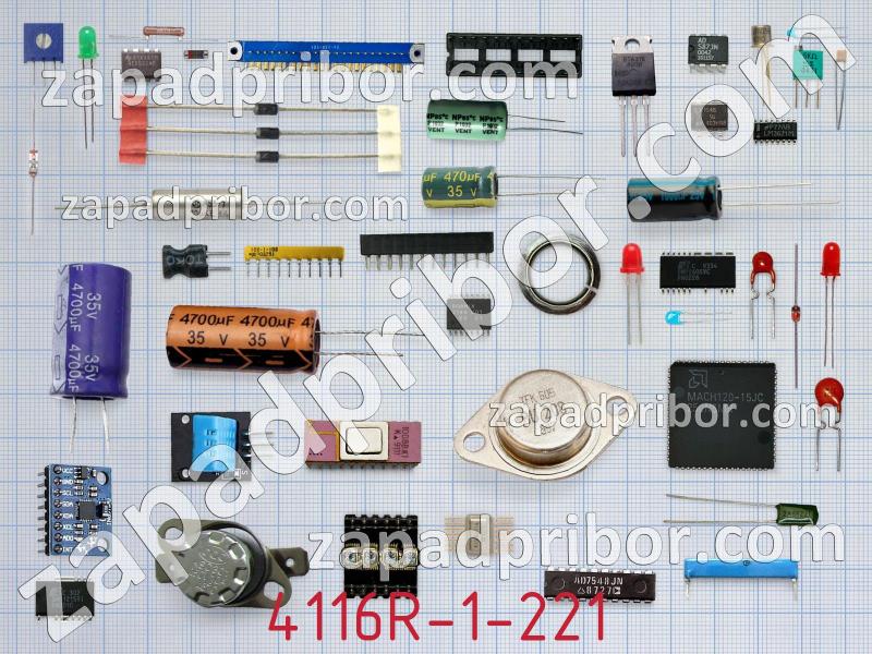 Резисторная сборка  4116R-1-221 фотография.