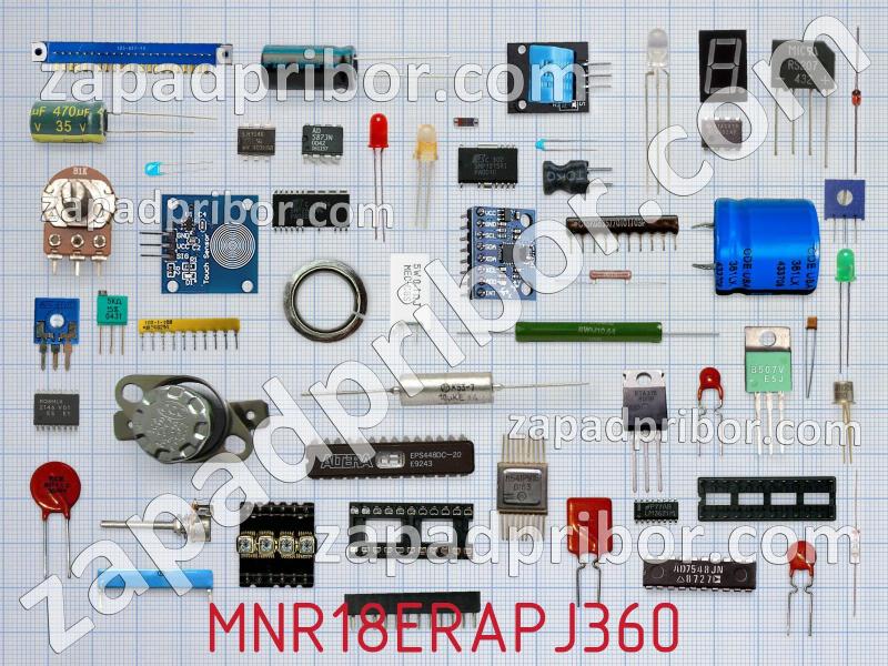 Резисторная сборка  MNR18ERAPJ360 фотография.