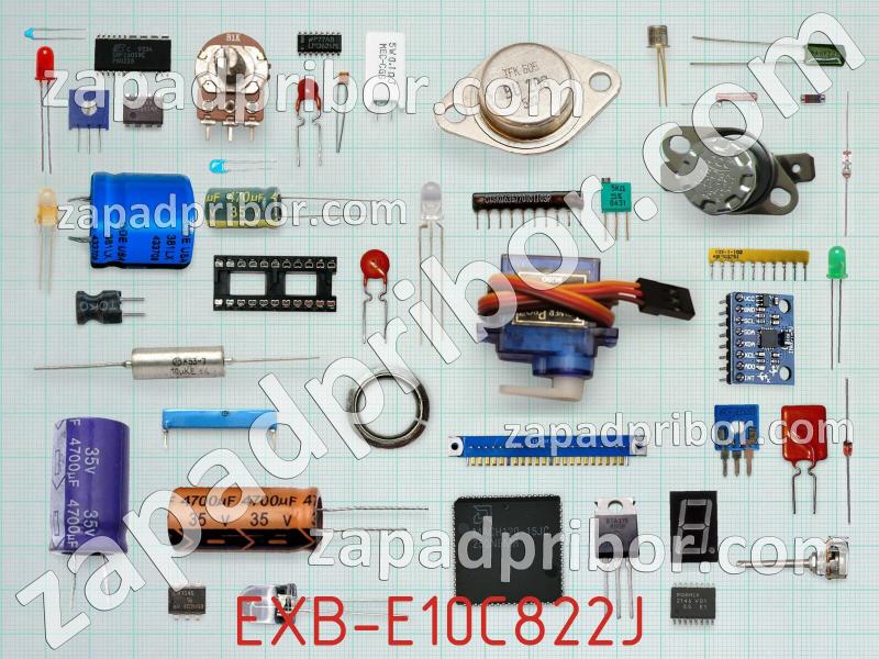 Резисторная сборка  EXB-E10C822J фотография.
