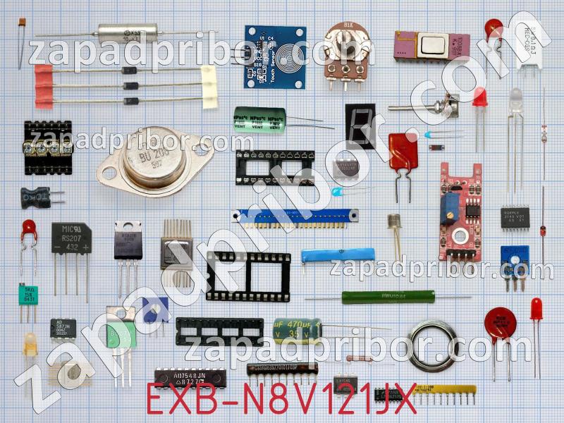 Резисторная сборка  EXB-N8V121JX фотография.