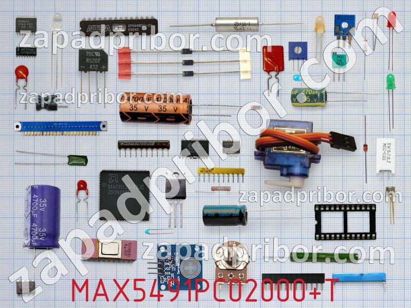 Резисторная сборка  MAX5491PC02000+T фотография.