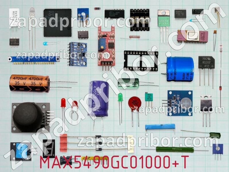 Резисторная сборка  MAX5490GC01000+T фотография.