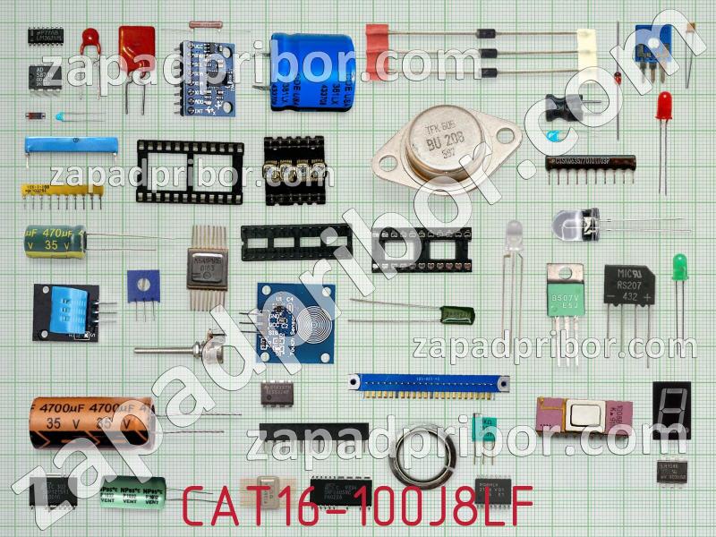 Резисторная сборка  CAT16-100J8LF фотография.