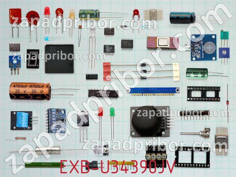 Резисторная сборка  EXB-U34390JV фотография.
