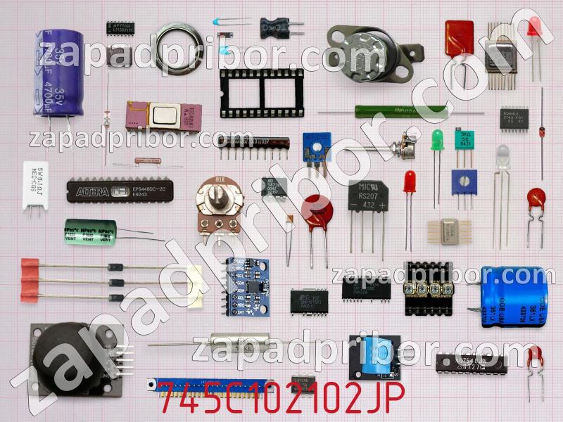 Резисторная сборка  745C102102JP фотография.