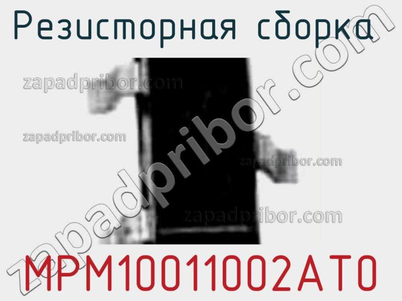 Резисторная сборка  MPM10011002AT0 фотография.