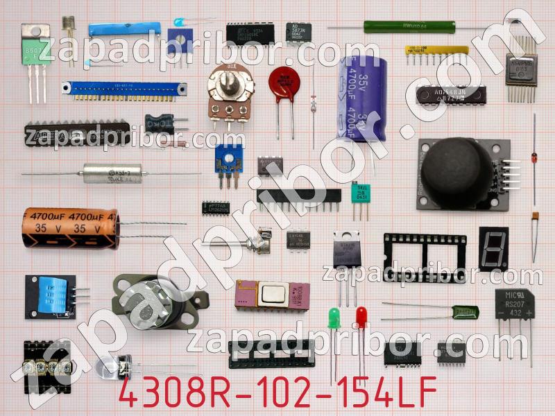 Резисторная сборка  4308R-102-154LF фотография.