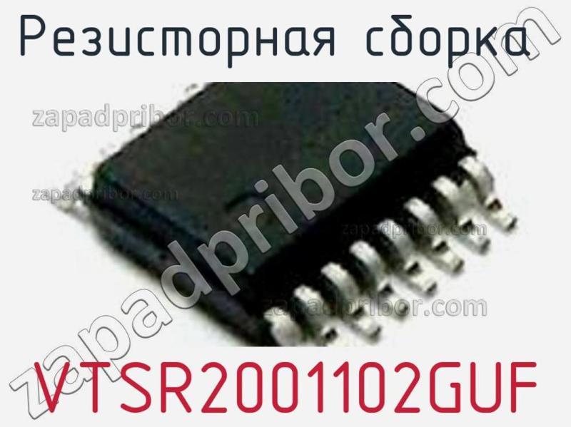 Резисторная сборка  VTSR2001102GUF фотография.