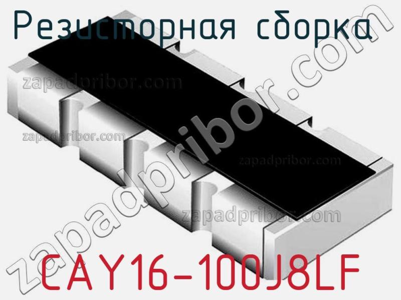 Резисторная сборка  CAY16-100J8LF фотография.