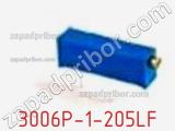 Потенциометр подстроечный 3006P-1-205LF фотография 2.