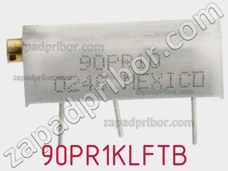 Потенциометр подстроечный 90PR1KLFTB фотография 1.