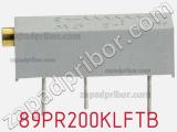 Потенциометр подстроечный 89PR200KLFTB фотография 2.
