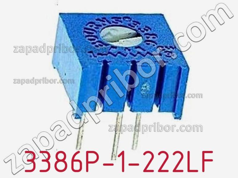 Потенциометр подстроечный 3386P-1-222LF фотография 1.
