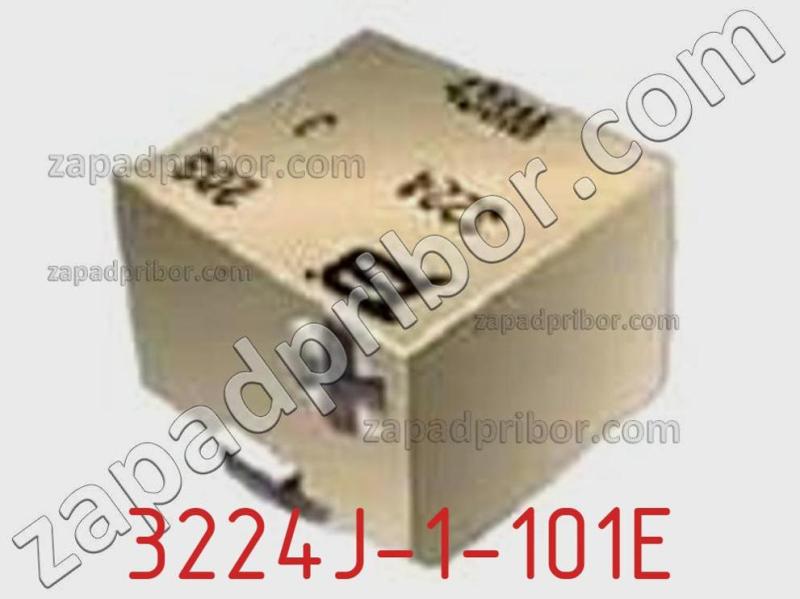 Потенциометр подстроечный 3224J-1-101E фотография 1.