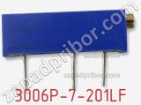 Потенциометр подстроечный 3006P-7-201LF фотография 2.