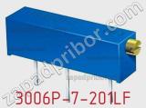 Потенциометр подстроечный 3006P-7-201LF фотография 3.