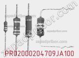 Резистор металлопленочный PR02000204709JA100 фотография 2.