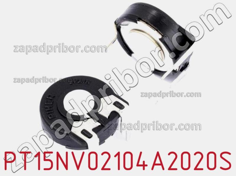 Потенциометр подстроечный PT15NV02104A2020S фотография 1.