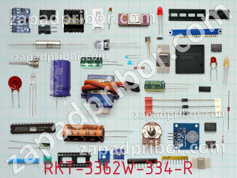 Резистор подстроечный RKT-3362W-334-R фотография.