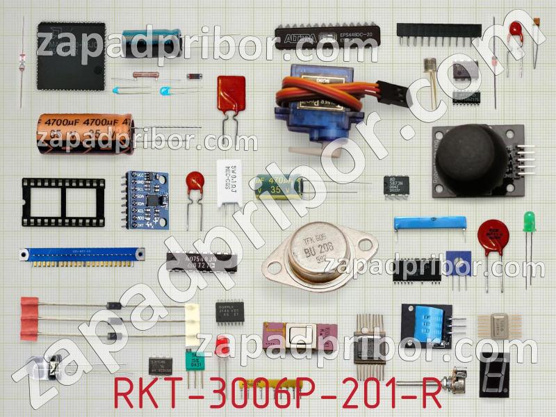 Резистор подстроечный RKT-3006P-201-R фотография.