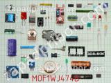 Резистор металлопленочный  MOF1WJ474B