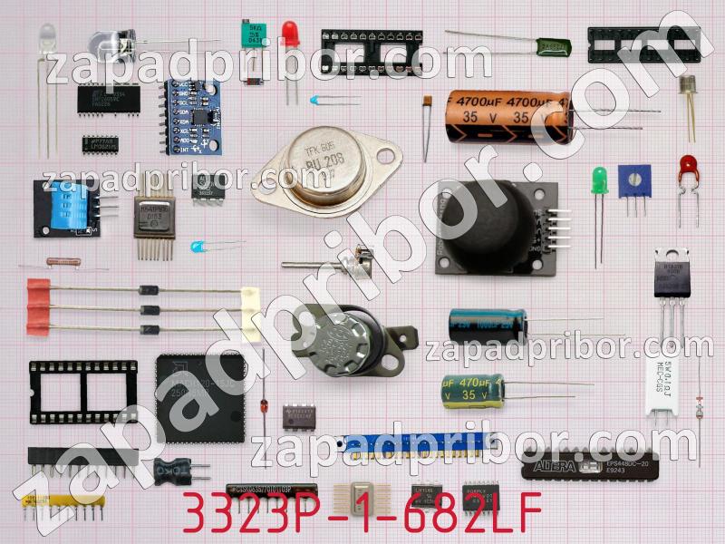 Резистор подстроечный 3323P-1-682LF фотография.