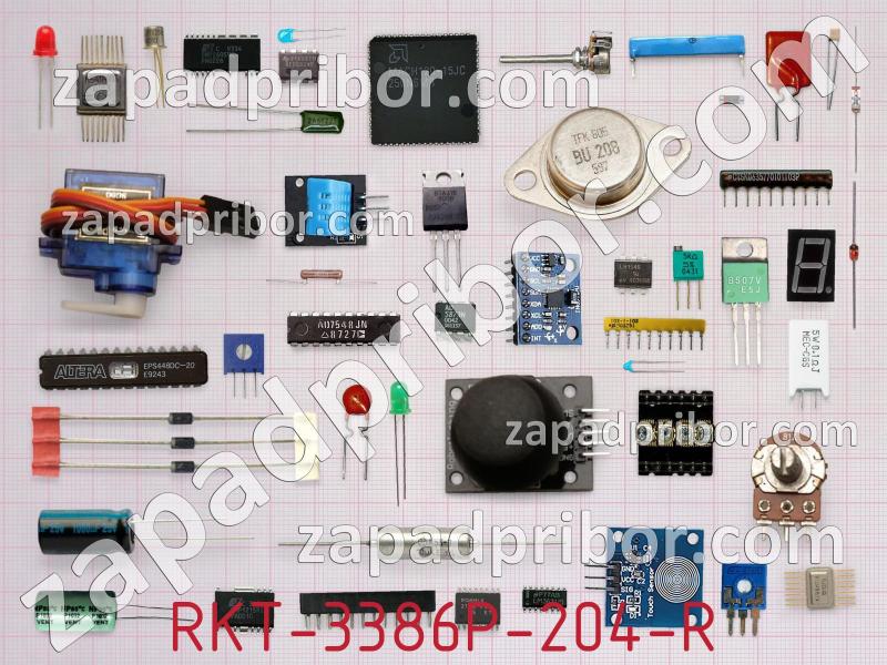 Резистор подстроечный RKT-3386P-204-R фотография.