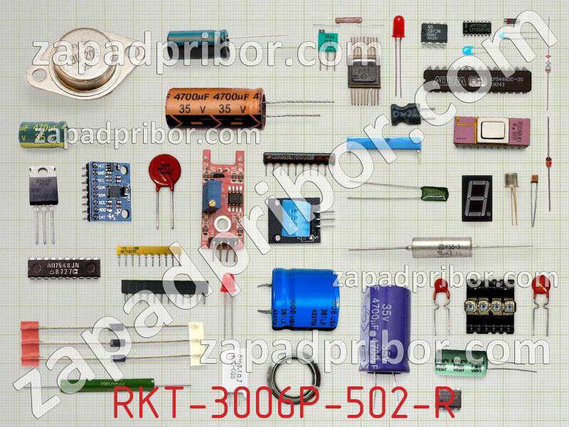 Резистор подстроечный RKT-3006P-502-R фотография.