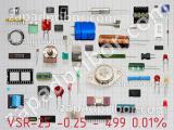 Резистор переменный VSR-25 -0.25 - 499 0.01%