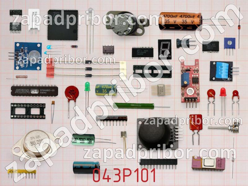 Потенциометр подстроечный 043P101 фотография.