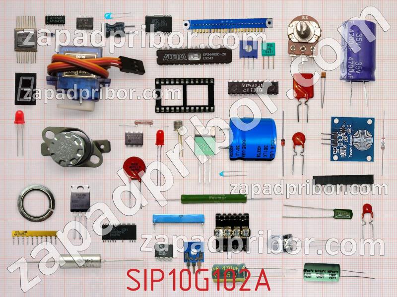 Резисторная сборка  SIP10G102A фотография.