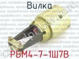 РБМ4-7-1Ш7В фотография 2 вилки.