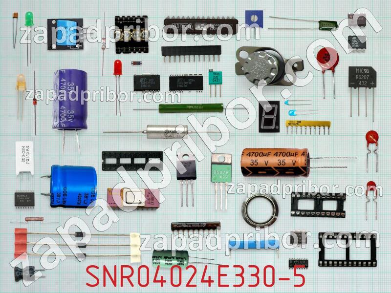 Резисторная сборка  SNR04024E330-5 фотография.