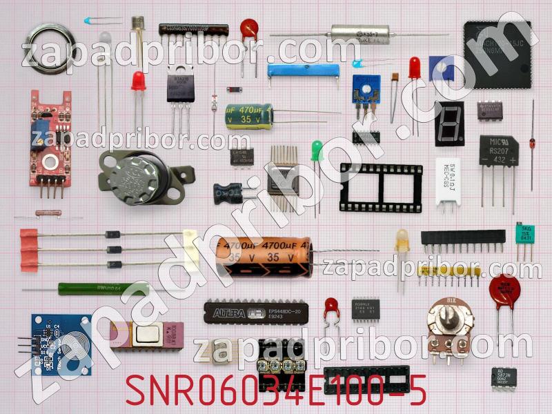 Резисторная сборка  SNR06034E100-5 фотография.