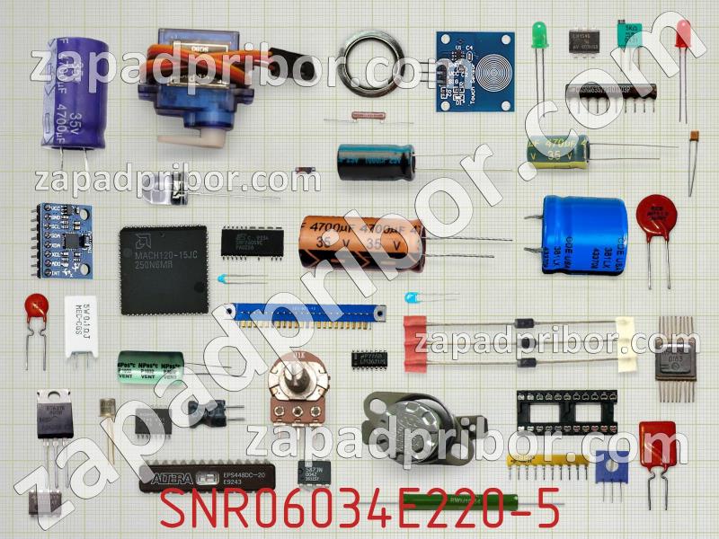 Резисторная сборка  SNR06034E220-5 фотография.