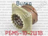 РБМ5-10-2Ш1В фотография 2 вилки.