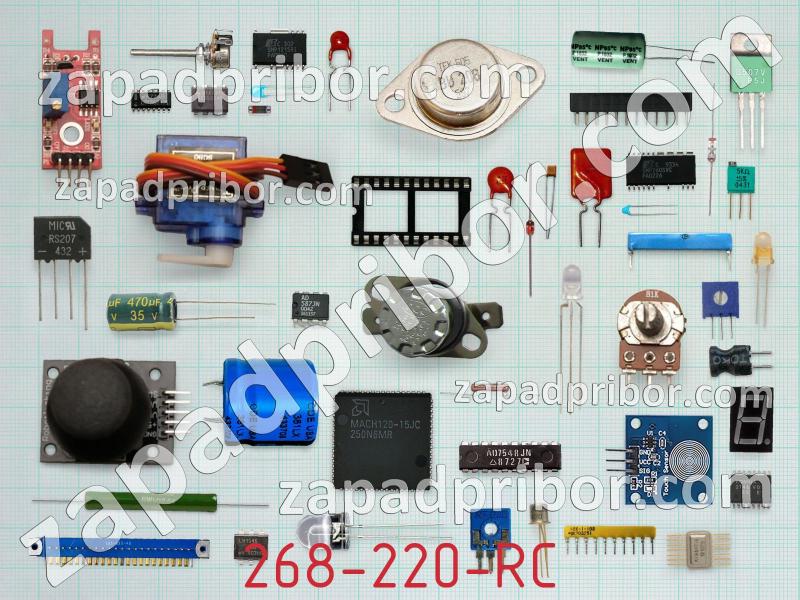 Резисторная сборка  268-220-RC фотография.