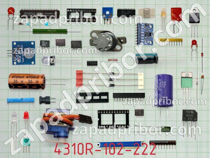 Резисторная сборка  4310R-102-222 фотография.
