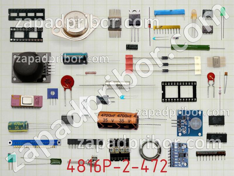 Резисторная сборка  4816P-2-472 фотография.