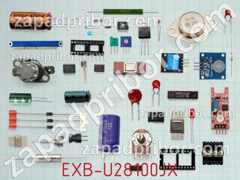 Резисторная сборка  EXB-U28100JX фотография.