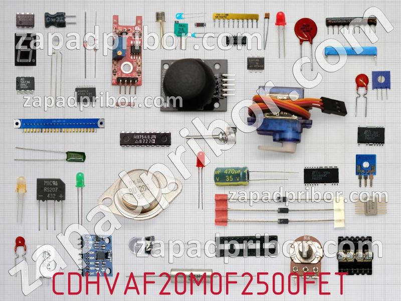 Резисторная сборка  CDHVAF20M0F2500FET фотография.