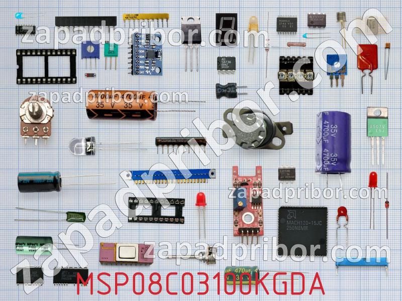 Резисторная сборка  MSP08C03100KGDA фотография.