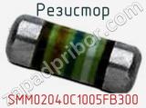 Резистор SMM02040C1005FB300 