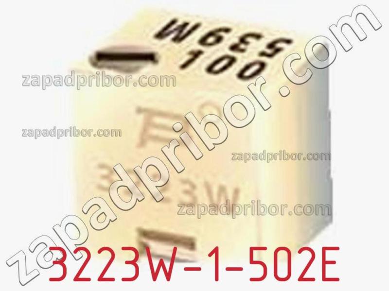 Потенциометр подстроечный 3223W-1-502E фотография 1.