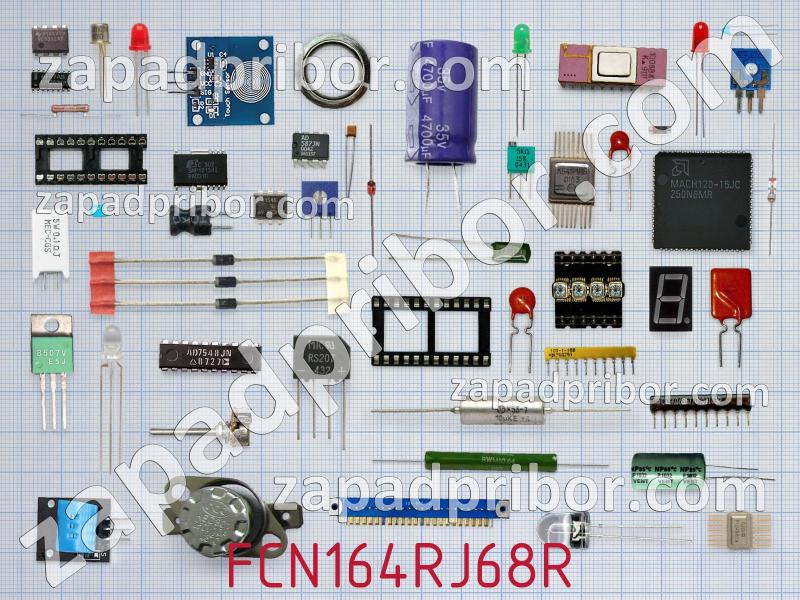 Резисторная сборка  FCN164RJ68R фотография.